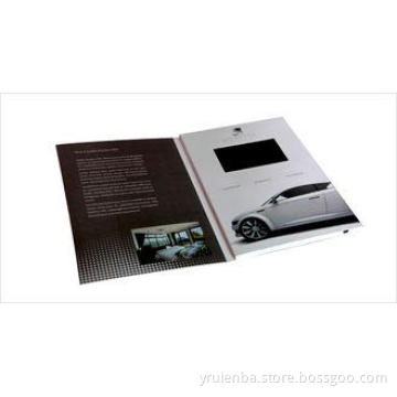 Advertising video brochure card for greeting , lcd video ma